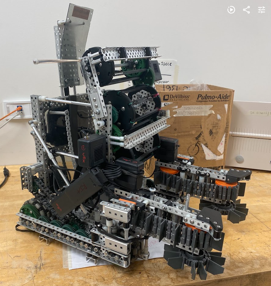 2020-2021 VEX U robot packaging
